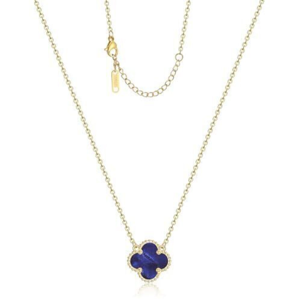 5676 Clover Pendant Necklace 18K Gold Plated Four Leaf Clover Necklace